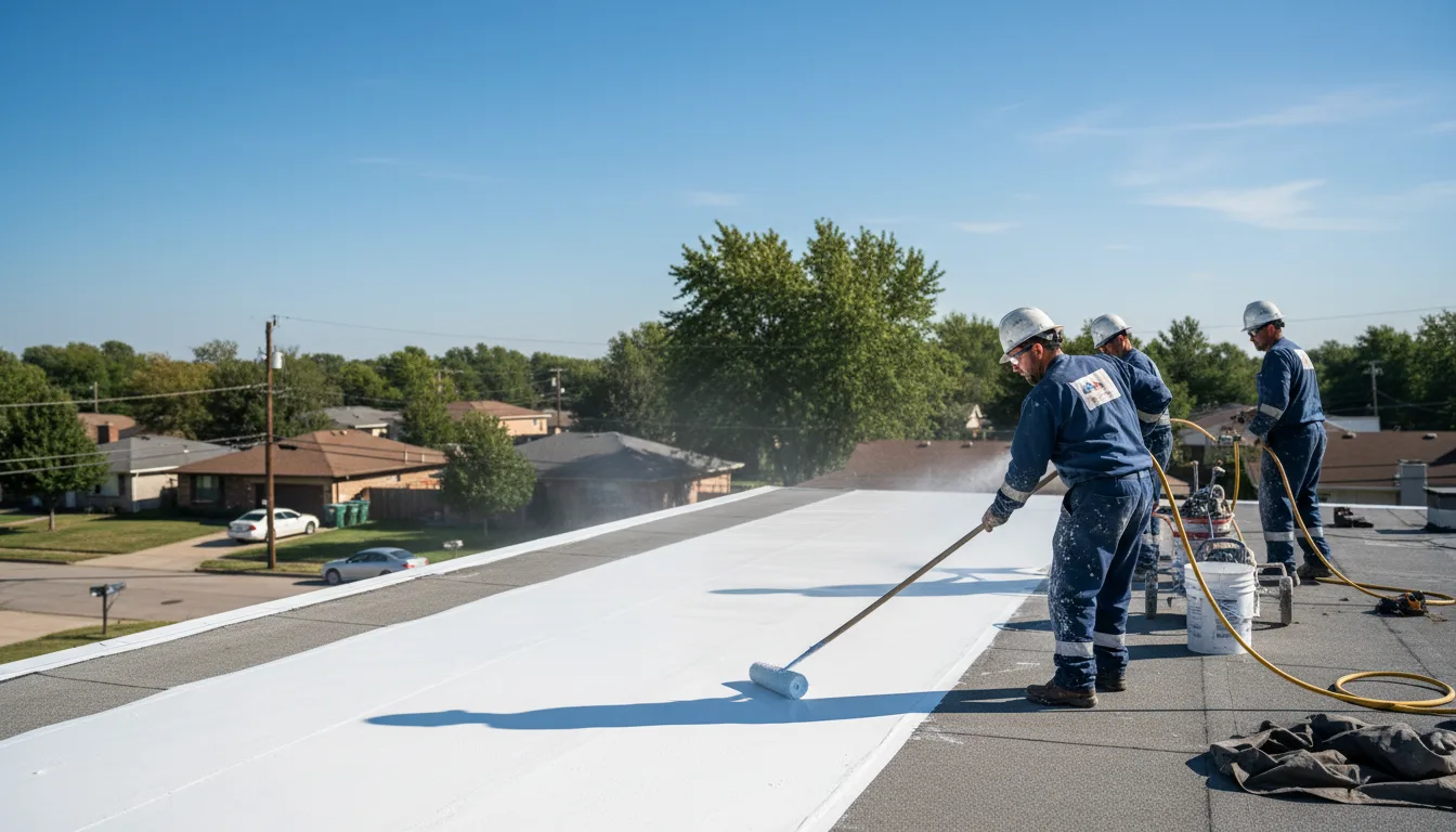 Commercial roof coating in East Walpole, MA near me